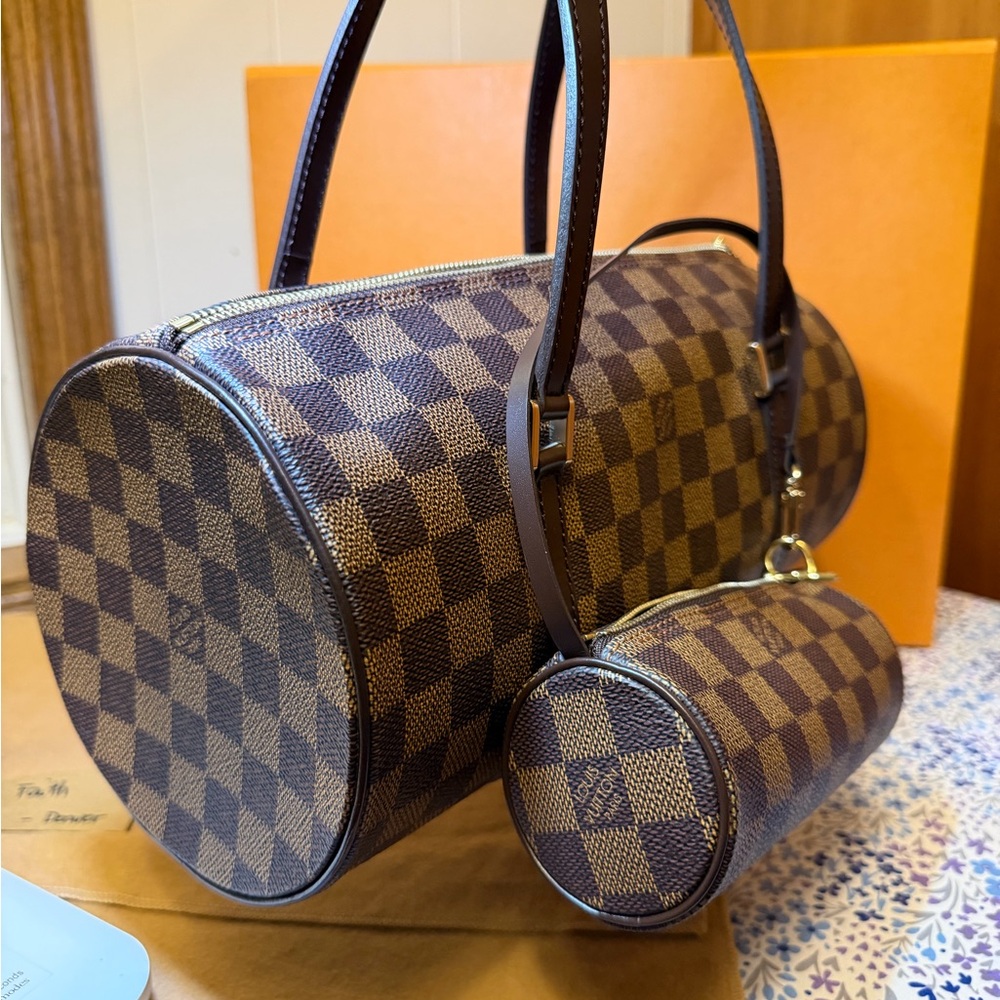 Louis Vuitton Brown Damier Canvas Papillon 30 - Picture 15 of 16